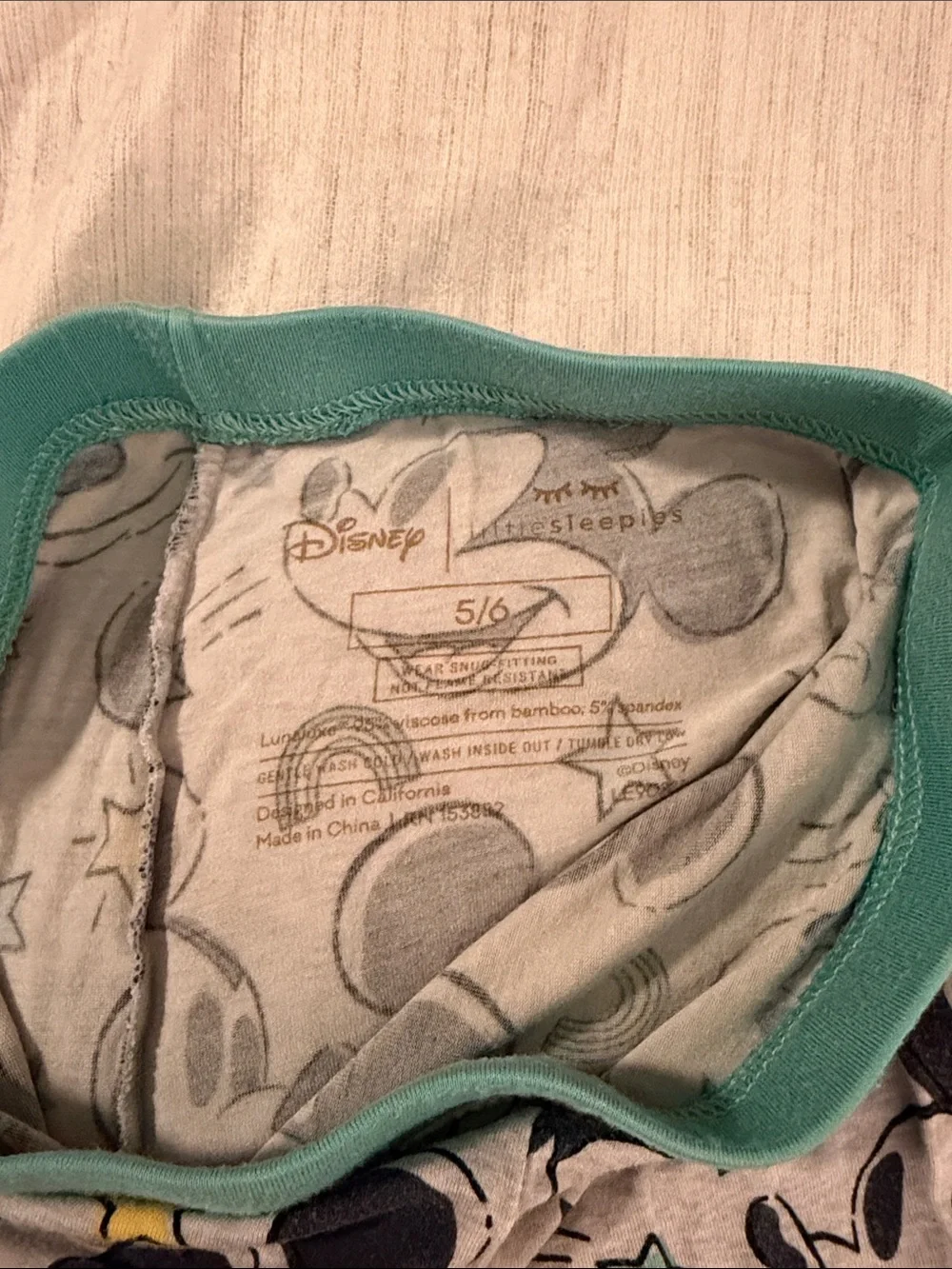 Little Sleepies Mickey pajamas